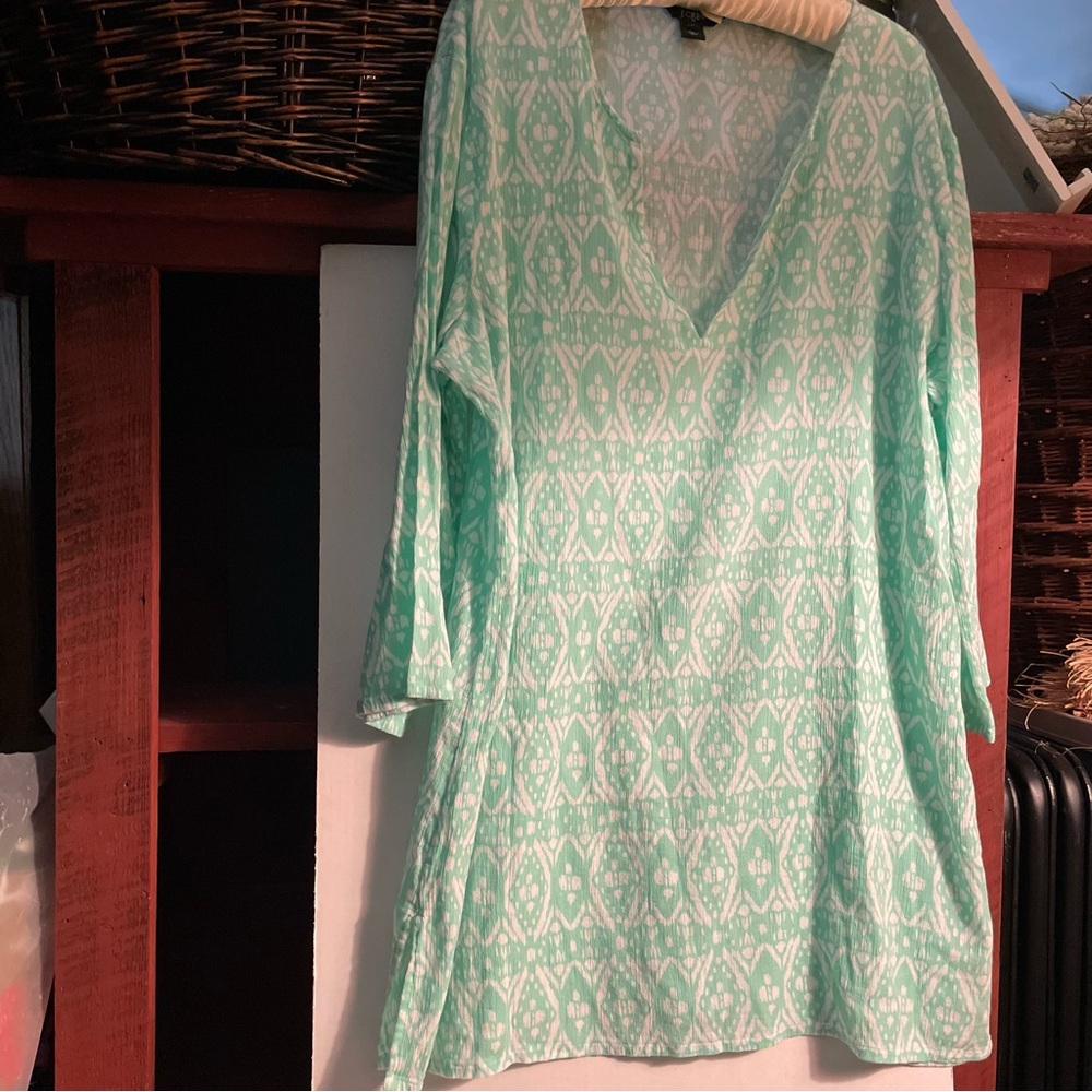 J Crew ladies tunic, XL  Resort Style. Sophisticated. Refined Coastal